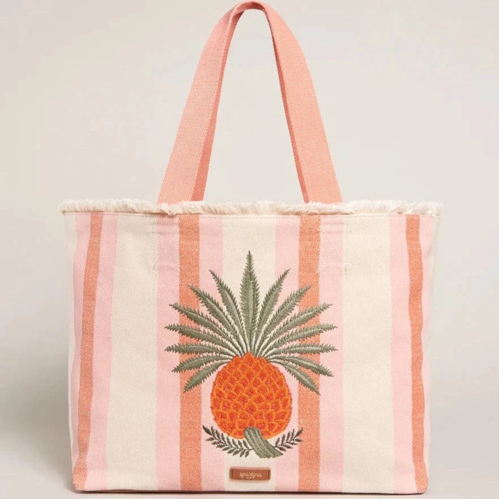 *NEW!* Spartina 449 Alljoy Landing Pineapple Tote Bag